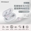【Mimitakara 耳寶】隱密耳內型高效降噪輔聽器 6SC2 白色(充電式設計 簡易調節音量 降噪功能加強)