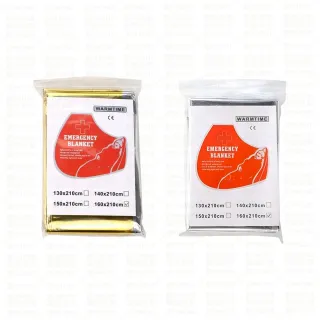 【愛Phone】野外保溫急救毯『金銀色』(急救毯/救援毯/緊急救生毯/救生毯/地震救援毯/保溫毯/救援)