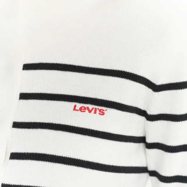 【LEVIS】女款 MINI LOGO 外套 針織外套 針織罩衫 女生上衣 人氣新品 0051K-0000