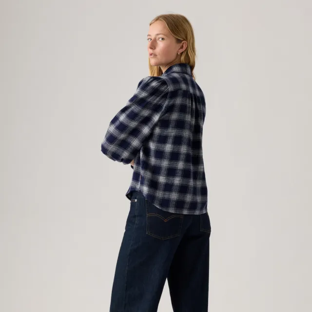 【LEVIS】女款 襯衫 格紋襯衫 法蘭絨襯衫 女生上衣 熱賣單品 003P4-0008
