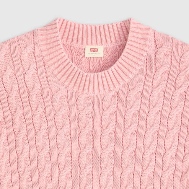 【LEVIS】純棉寬鬆針織衫 女生上衣 熱賣單品 0037S-0006