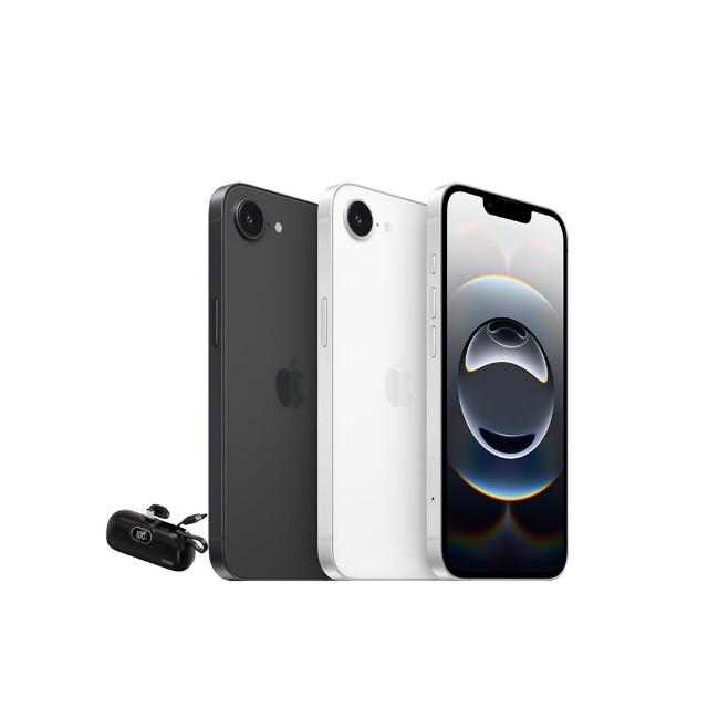 【Apple】iPhone 16e(128G/6.1吋)(20W口袋快充行電組)