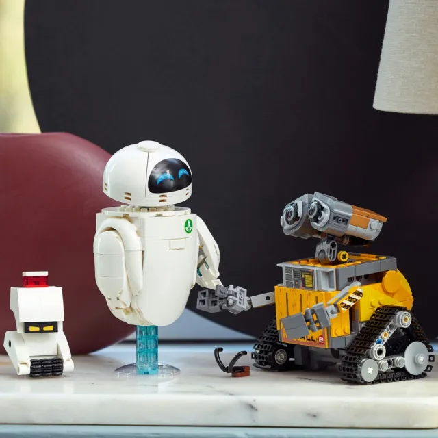 【LEGO 樂高】迪士尼系列 43279 瓦力和伊芙(機器人 皮克斯 玩具 積木)