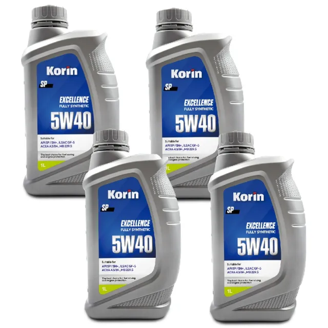 【Korin】Excellence 5W40 SP全合成機油4入組