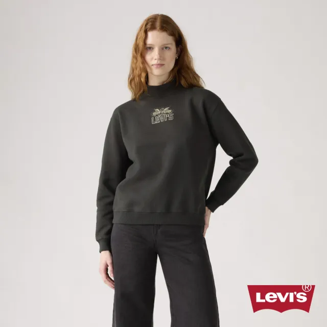 【LEVIS】女款 長袖t 印花長袖 長t 小領子 女生上衣 熱賣單品 003R9-0000