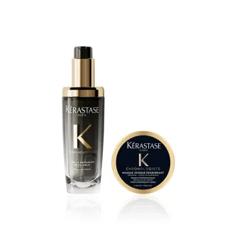 【KERASTASE 巴黎卡詩】黑鑽極萃逆時玫瑰香氛露75ml(新升級/護髮油)
