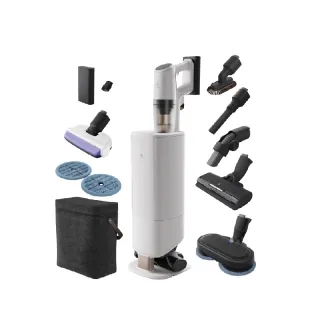 【Electrolux 伊萊克斯】極適家居800系列無線濕拖自動集塵吸塵器-晨光白(EFP81835S)