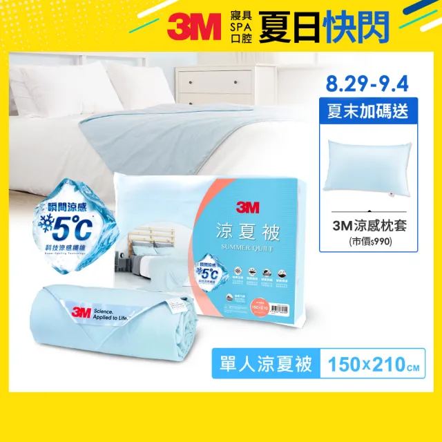 【3M】可水洗涼感涼夏被-星空藍(單人涼被5x7)