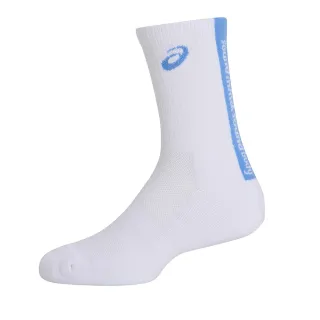 【asics 亞瑟士】中筒襪 男女中性款 訓練配件(3033B856-103)
