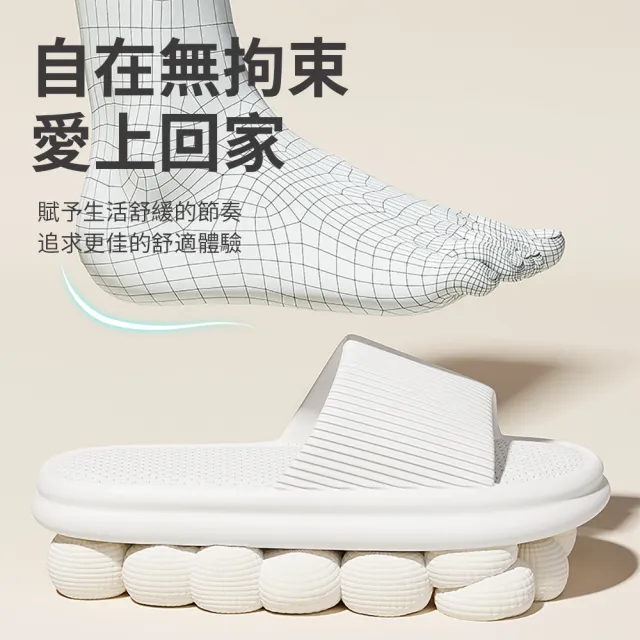 【Cozyo】止滑防臭EVA厚底拖鞋 防水防滑浴室拖鞋 靜音室內拖鞋 居家拖鞋 男女拖鞋 踩屎感家用拖鞋 地板拖鞋
