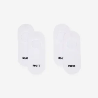 【Roots】Roots 配件- 隱形襪-2入組(白色)