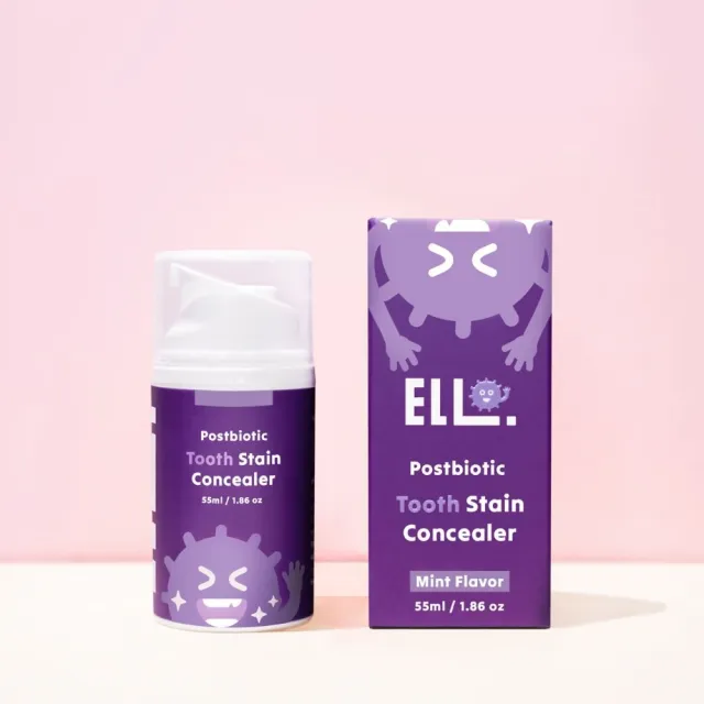 【ELLO】益生菌即刻煥白矯正膏 Tooth Stain Concealer 55ML(益生菌 去黃淨白 美白牙齒)