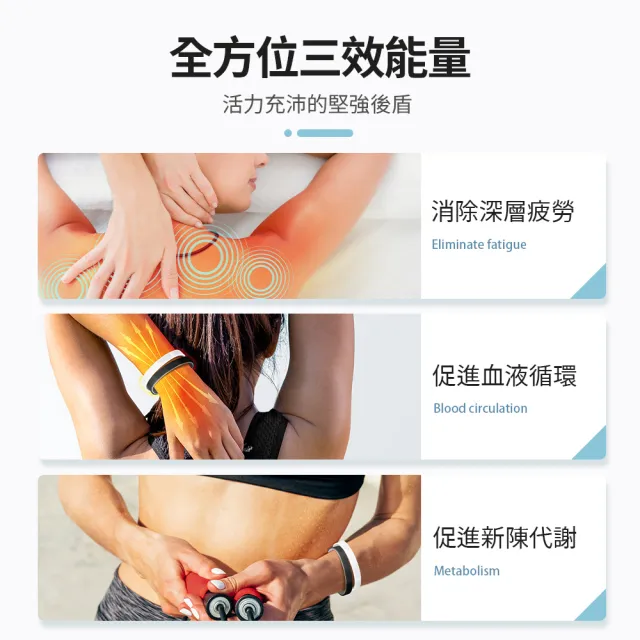 【&MORE 愛迪莫】情侶推薦/浪漫首選 Mega Power 經典健康手環 能量手環 鈦鍺手鍊(白鋼 遠紅外線 送女友)