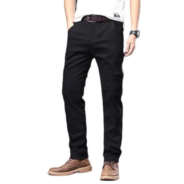 【J.Malo】彈力耐磨棉工作褲 多口袋工作褲工裝褲(男生工裝褲 工作褲 多口袋長褲 彈力男褲)