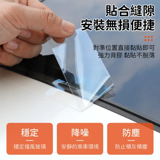 【kurumapop】汽車天窗防水貼-適合全景天窗(天窗密封條 車頂防水防漏貼 車用防水膠條)