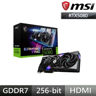 【MSI 微星】RTX 5080 16G GAMING TRIO OC 顯示卡