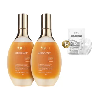 【TRUU 童】76酵母胺基酸淨膚潔顏露150g 兩入 送 外泌體微分子美白水光面膜