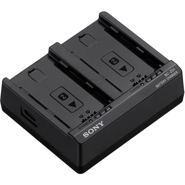 【SONY 索尼】BC-ZD1 原廠 NP-FZ100 雙充鋰電池充電器 (公司貨) 可一次充兩顆 NP-FZ100
