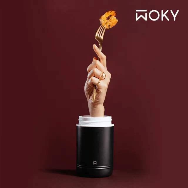 【WOKY 沃廚】JIN真瓷系列-大口真瓷食物長鮮保溫罐600ml