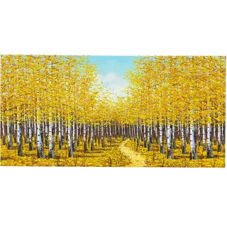 【Laart Monto 拉蒙朵】劉美華-金秋(油畫)