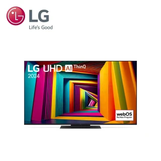 【LG 樂金】家電快配★55型UHD 91 系列 4K AI物聯網智慧顯示器(55UT9150PTA)