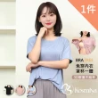 【Kosmiya】1件組 莫代爾罩杯短袖上衣/Bra Top/無痕上衣/無鋼圈/T-shirt(3色可選/M-2XL)
