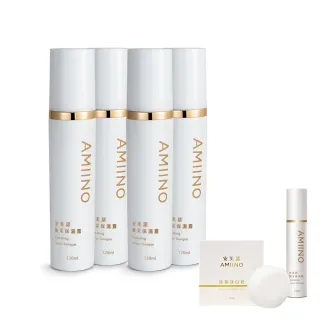 【AMIINO 安美諾】煥采保濕露120ml 4入組(提供肌膚長效保濕力)