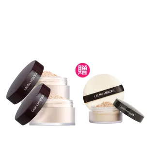 【LAURA MERCIER 蘿拉蜜思】煥顏透明蜜粉29g囤貨組(共2入 冠軍蜜粉 定妝散粉)