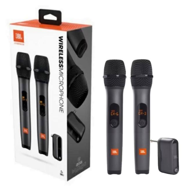 【JBL】JBL Wireless Microphone 無線麥克風組(贈收納防撞盒 台灣公司貨 隨插即用連結即可演唱/音響設備)