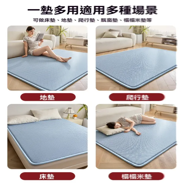 【p雅鹿昊弘】60cm*120cm(地墊 涼席地墊 家用睡墊 兒童爬行地墊 榻榻米地墊 預售12天)
