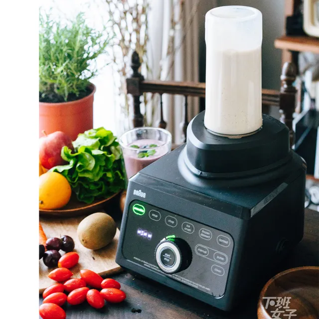 【BRAUN 百靈】PowerBlend 9多動向智能調理機 JB9+手持式食物攪拌棒 MQ5035(獨家組合)