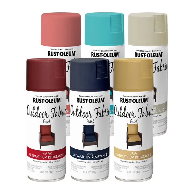 【RUST-OLEUM 樂立恩塗料】布料噴漆 多色澤(室外耐久/340g)