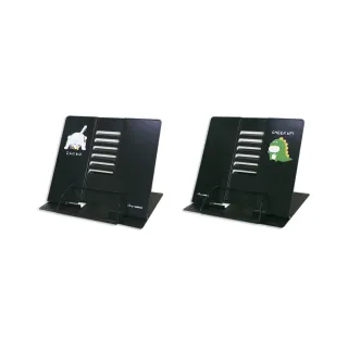 【珠友】鐵製看書架(/閱讀書架/書本支架/六檔調節護眼書架)