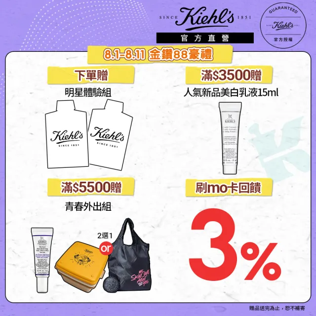 【契爾氏】官方直營 激光三酸煥膚精華液 30ml(Kiehl’s/新品上市/無針水光)
