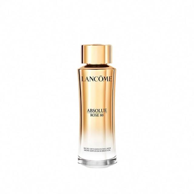LANCOME蘭蔻 絕對完美永生玫瑰精華乳100ml 是專櫃公司貨推出的高階保養產品,專為成人臉部與眼部設計。此乳液具有卓越的保濕、抗皺、拉提與舒敏功效,適合各種膚質使用。採用乳狀劑型,輕盈易吸收,能有效改善肌膚紋路與緊緻度,讓肌膚維持年輕狀態。請注意製造日期與有效期限,詳見產品包裝標示。建議儲存於通風良好處,避免長期曝曬在高溫環境中。 LANCOME蘭蔻 絕對完美永生玫瑰精華乳