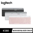 Logitech 羅技 鍵鼠組 K580 超薄跨平台藍牙鍵盤+M650多工靜音無線滑鼠