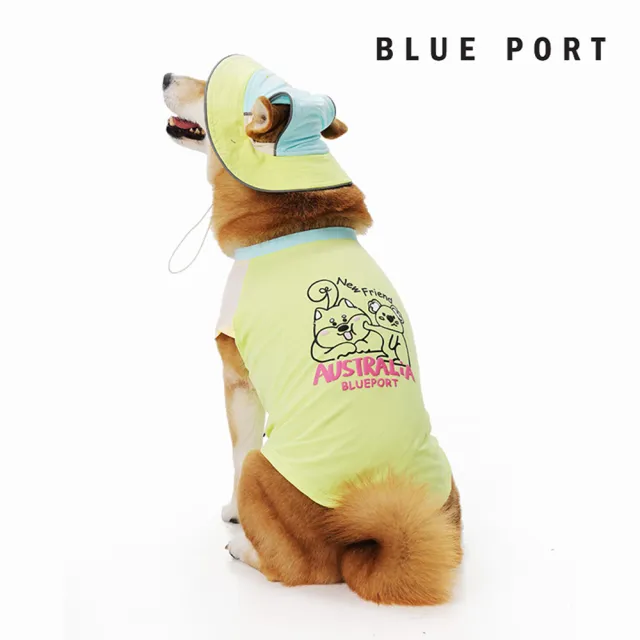 【BLUE PORT】防曬涼感衣(超涼感 透氣不悶熱 舒適親膚 寵物服飾 狗狗服裝 貓咪衣服 清涼防曬)