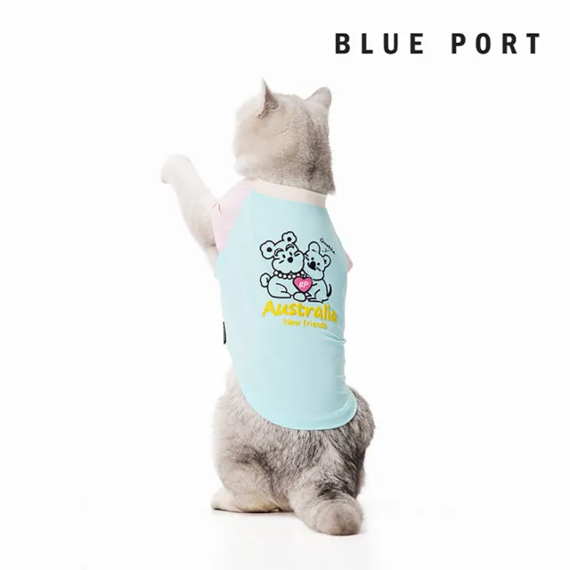 【BLUE PORT】防曬涼感衣(超涼感 透氣不悶熱 舒適親膚 寵物服飾 狗狗服裝 貓咪衣服 清涼防曬)