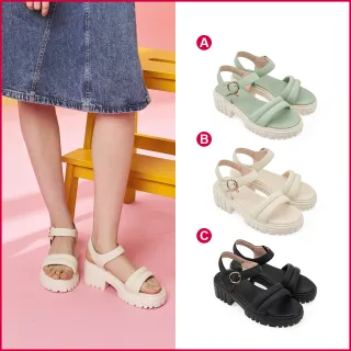 【A.S.O 阿瘦集團】BESO 芯軟Q系列-少女澎澎感羊皮涼鞋(女鞋_3色任選_網路限定)