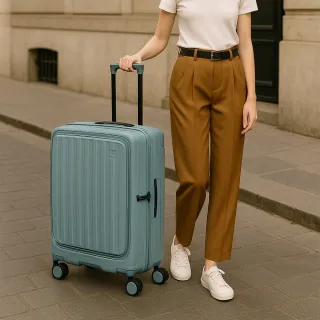 【Acer Fashion】25吋 巴塞隆納前開式行李箱(多色任選)