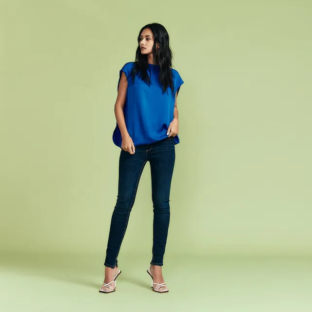 【ICHE 衣哲】Cop.Copine 法國原裝進口3D立體空氣感絲滑造型上衣