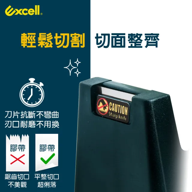 【Excell.tw】桌上型大膠台_辦公膠帶台_加6捲36M膠帶(ET-191系列)