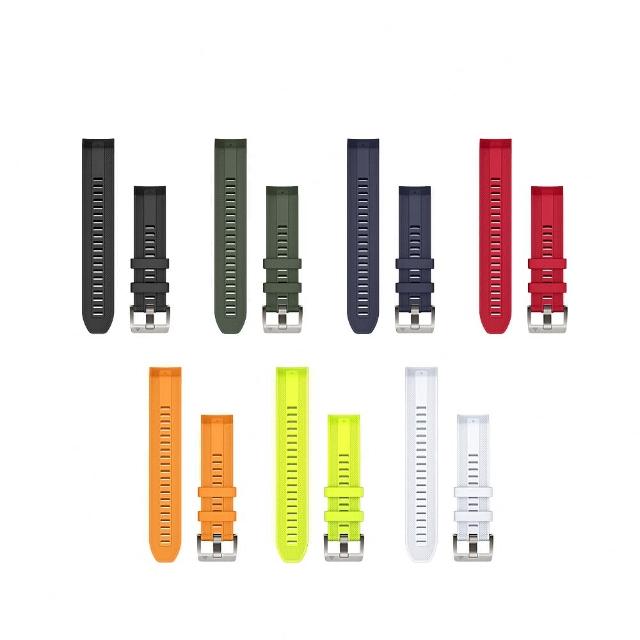 【GARMIN】MARQ QuickFit 22mm 矽膠錶帶