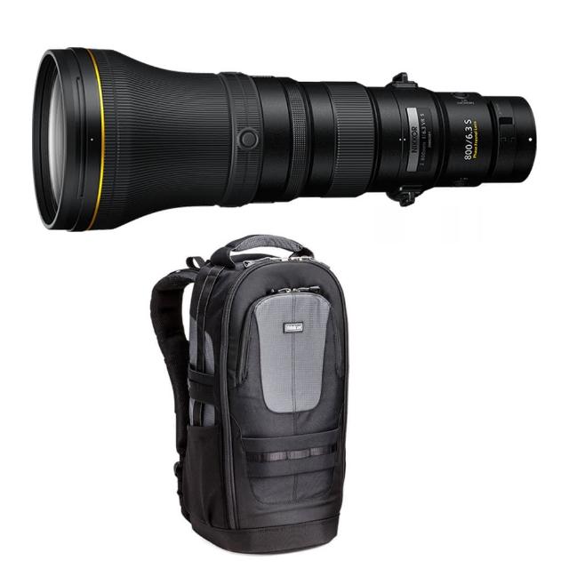 【Nikon 尼康】NIKKOR Z 800mm f6.3 VR S + 創意坦克 Glass Limo 雙肩後背包 GL192 拍鳥季(總代理公司貨)