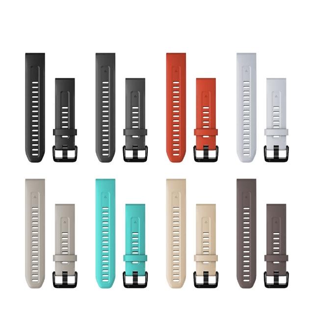 【GARMIN】QuickFit 20mm 矽膠錶帶