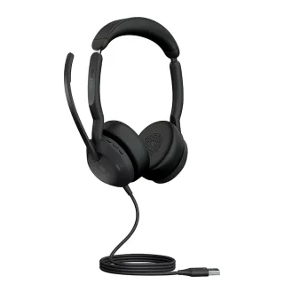 【Jabra】官方直營 Evolve2 50 商務有線貼耳式主動降噪耳機麥克風(AirComFort技術)