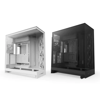 【NZXT 恩傑】ALL NEW H9 FLOW 黑/白(2025新/支援背插/王者散熱/無腳墊/預裝風扇)