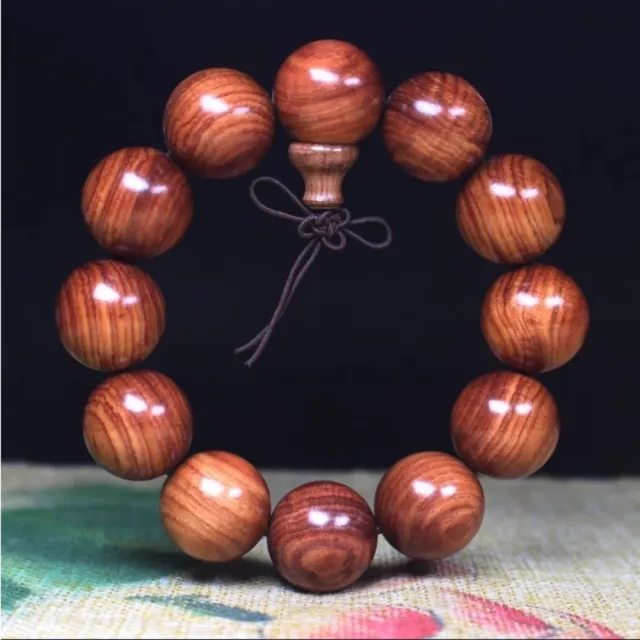 【八方開運】越南頂級紫檀柳佛珠手串(20mm*12顆佛珠手鍊)
