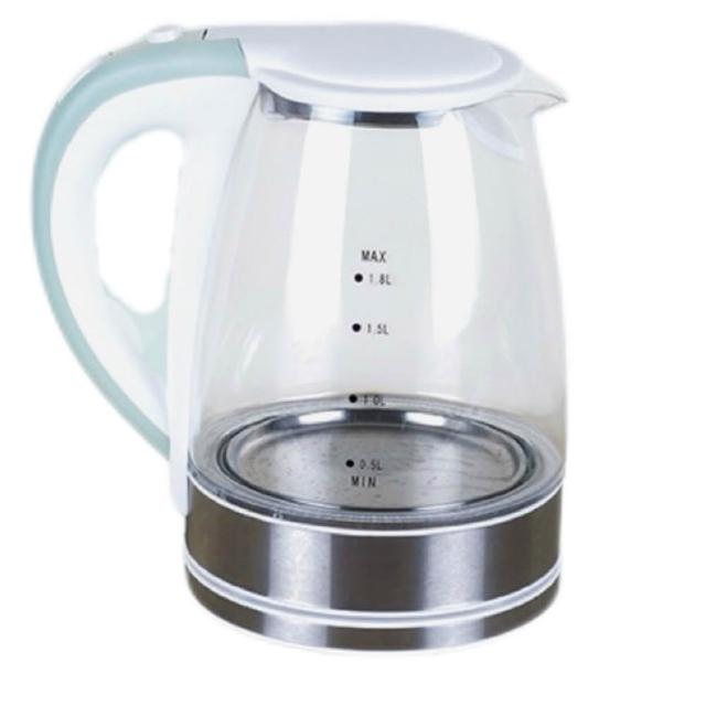 尚朋堂 KT-18WG 電熱水壺，容量1-2公升，適閤家庭日常使用。採用304不鏽鋼內膽，耐用抗鏽；110V/60Hz電壓，消耗功率1000W以上，快速沸騰省時。尺寸約25.5×21.2×19.7cm（高/寬/深），重量僅1.078kg，輕巧易收納。產地中國，享1年保固。安全設計，沸騰自動斷電，完美結合實用與便利，是居家必備的電熱水壺選擇。