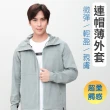 【oillio 歐洲貴族】男女裝 休閒連帽薄外套 防風防曬外套 超柔防皺 輕盈親膚(5色 法國品牌)